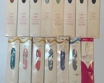 15 Vintage Talon Zippers Collection | NOS | 7" - 22" I Mixed Colors
