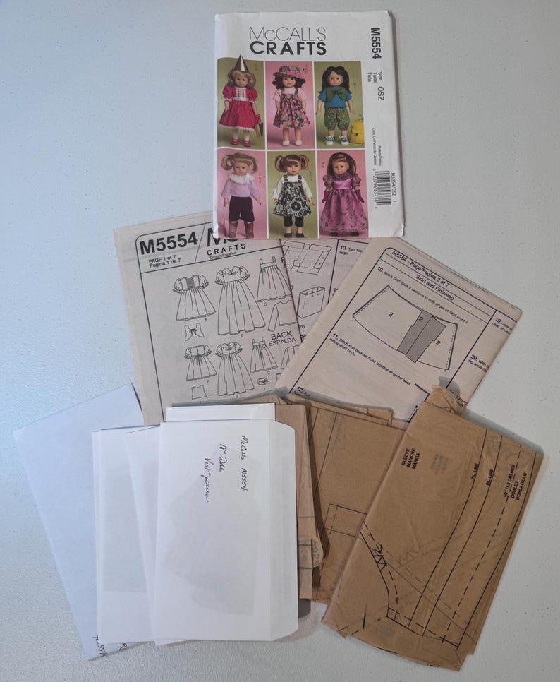 Pattern M5554 Mccall’s Crafts M5554 Sewing Pattern – 18