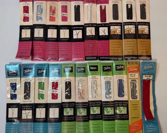 Vintage Talon Zippers: NOS Sewing Supplies Collection (21 pc)