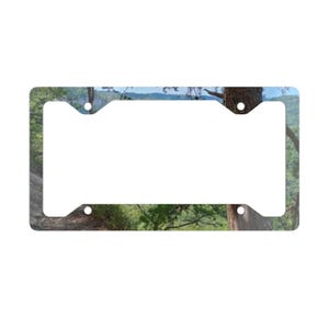 Nature-Inspired Metal License Plate Frame | Car Accessories, Home Decor, Gift Ideas, Custom Frames, Outdoor Enthusiast