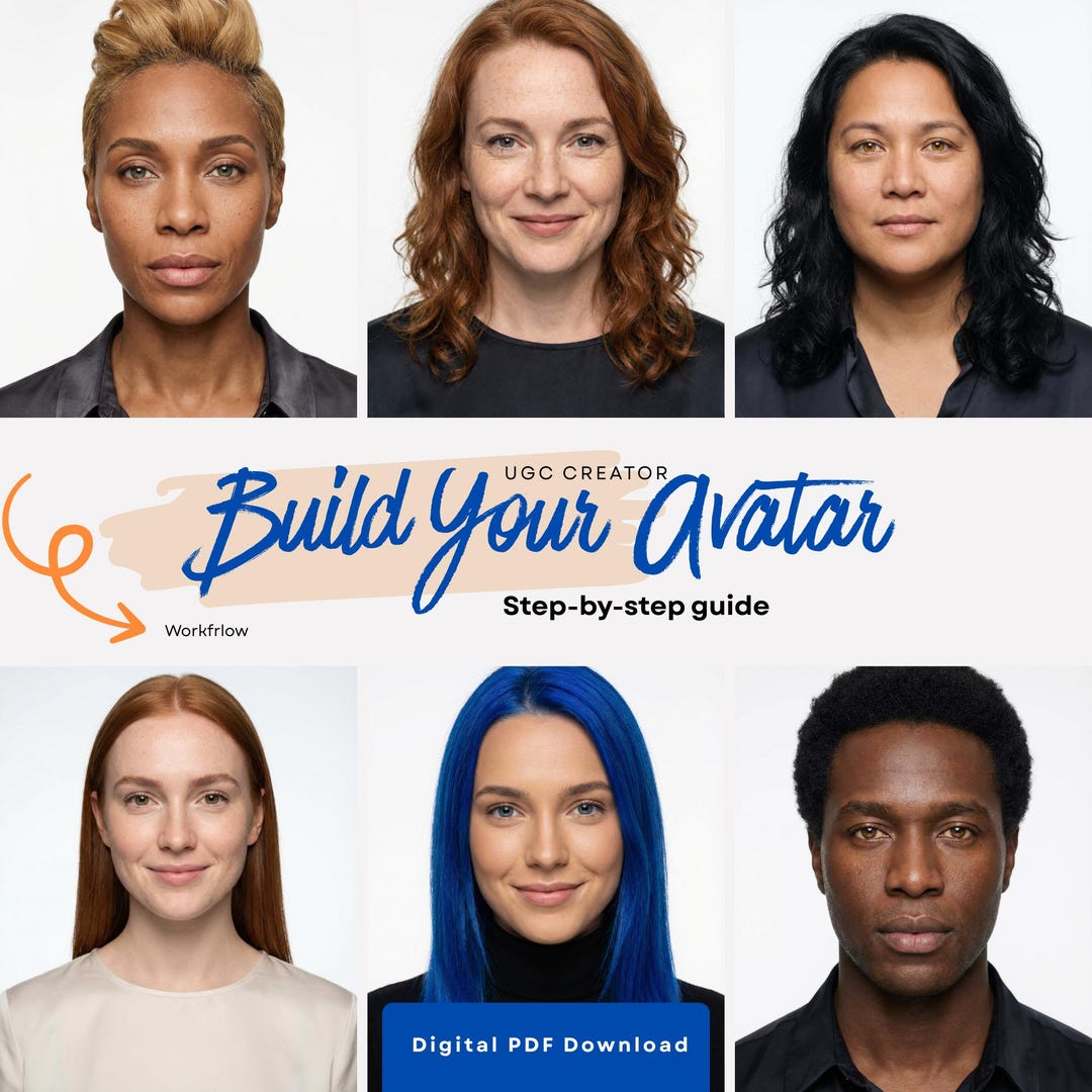 AI Avatar Guide - How to Create | UGC Avatar Workflow | Influencer ...