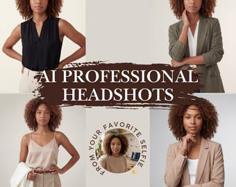 KI Headshots | Digitale Headshots von Ihrem Foto | 3 Studio Portraits | 24 Stunden Lieferung