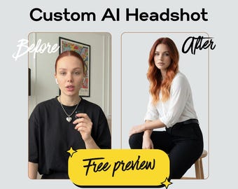 Linkedin Headshot von Ihrem Foto | AI Business Portrait | 3 Studio Portraits | 24h Versand