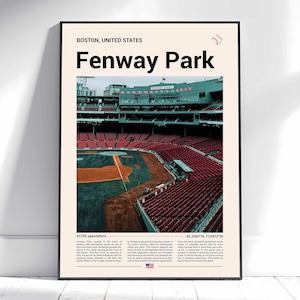 Fenway Park Poster, Boston Red Sox Gifts, Fenway Park Print, Fenway Park Art, Boston Red Sox Print, Boston Red Sox Poster