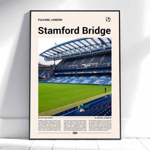 Stamford Bridge Stadion Wandkunst, Stamford Bridge Stadion Wandkunst, Geschenke, Stamford Bridge Stadion