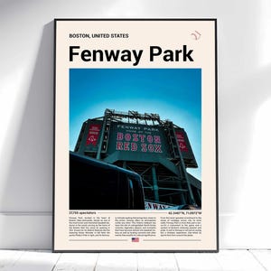 Fenway Park Poster, Boston Red Sox Gifts, Fenway Park Print, Fenway Park Art, Boston Red Sox Print, Boston Red Sox Poster