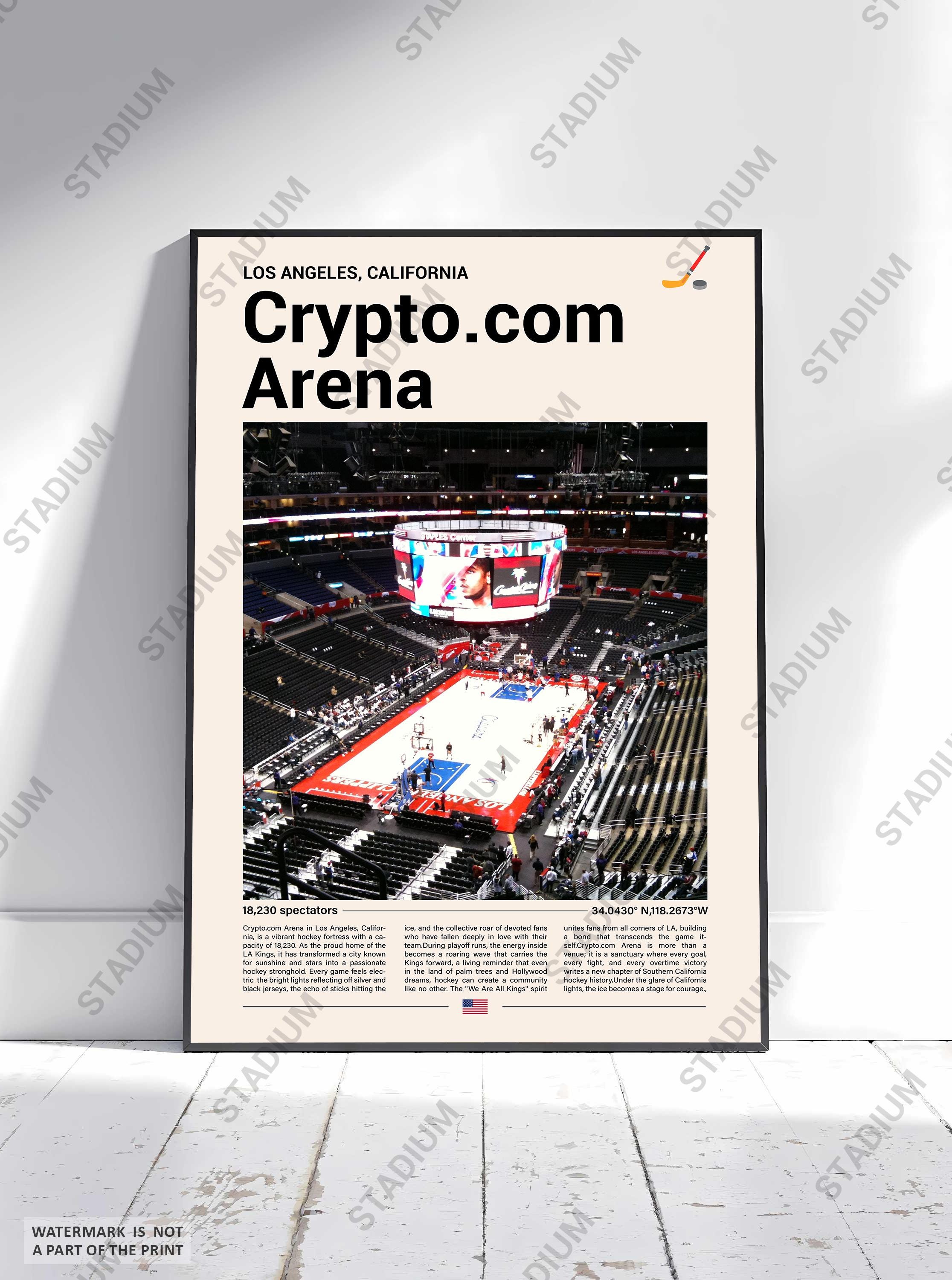 Crypto.com Arena Poster - Etsy