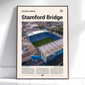 Stamford Bridge Stadion Wandkunst, Stamford Bridge Stadion Wandkunst, Geschenke, Stamford Bridge Stadion