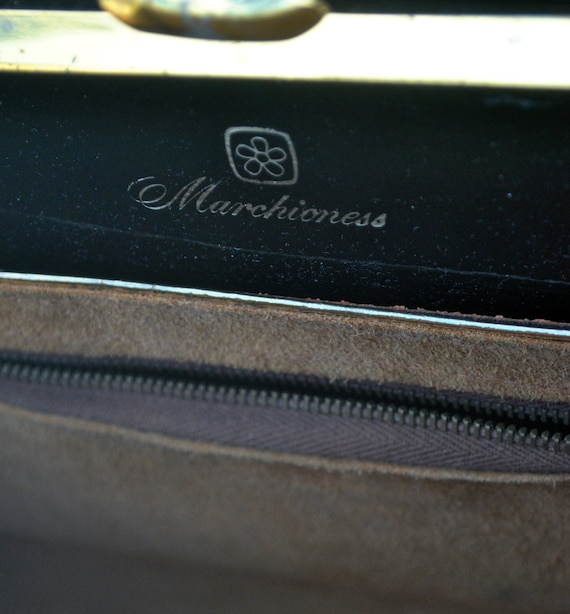 Vintage Marchioness Black Evening Bag - image 4