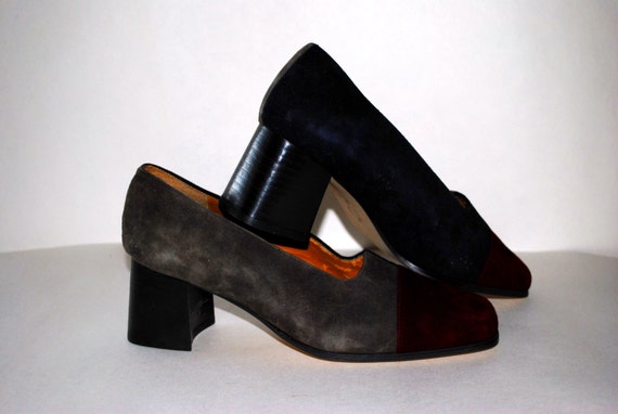 Vintage Suede Lord and Taylor Pumps Size 8 - image 5