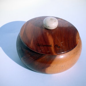 Vintage Wooden Ceder Trinket Box