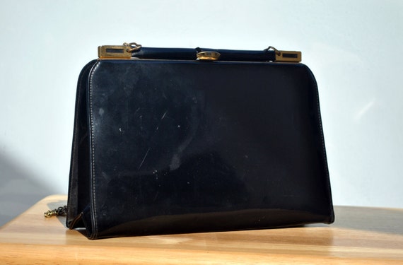 Vintage Marchioness Black Evening Bag - image 1