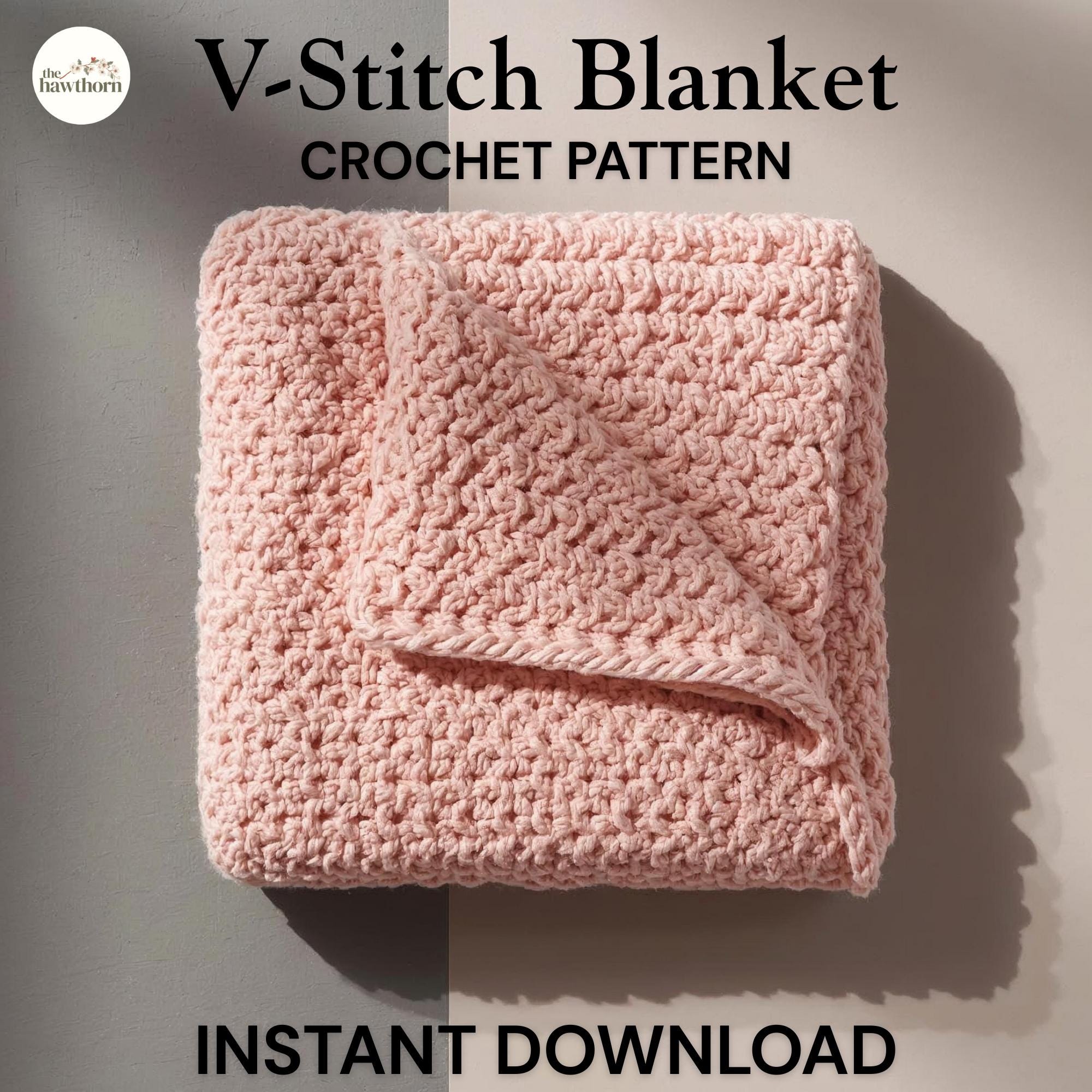 34 Crochet V-Stitch Patterns You Won't Want To Miss 4 Chunky Crochet Blanket Pattern Clustered V-Stitch Afghan