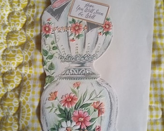 Tarjeta de felicitación vintage - Sin usar