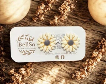 Daisy sunflower and other flowers- fall earrings