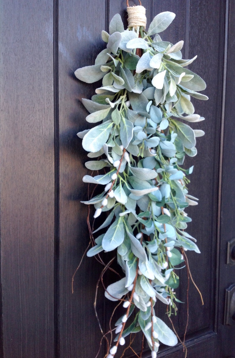 Spring/Summer WreathTeardrop Vertical Door Swag Etsy