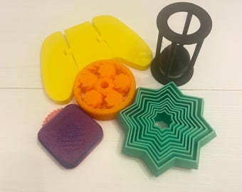 Caja misteriosa de juguetes antiestrés impresos en 3D