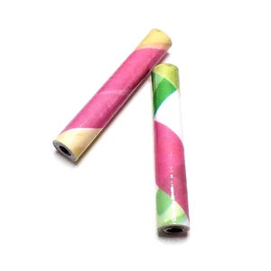 Handgefertigte Papierperlen: Tube, DIY Schmuck Handwerk TB16