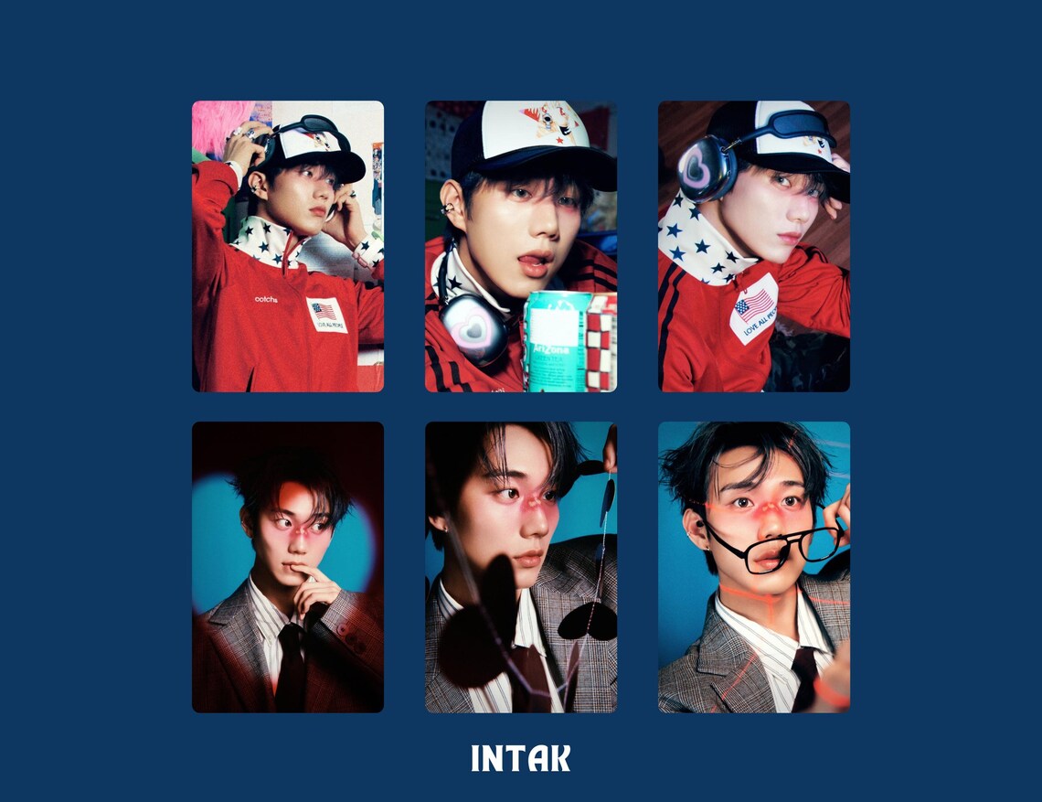 P1harmony 'ex' Photocard (set of 6) Etsy
