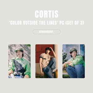 Cortis 'Color outside the lines' photocard (set of 3)