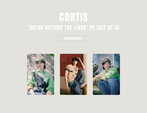 Cortis 'color Outside the Lines' Photocard (set of 3) - Etsy