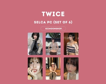 Twice selca photocard (set of 6)