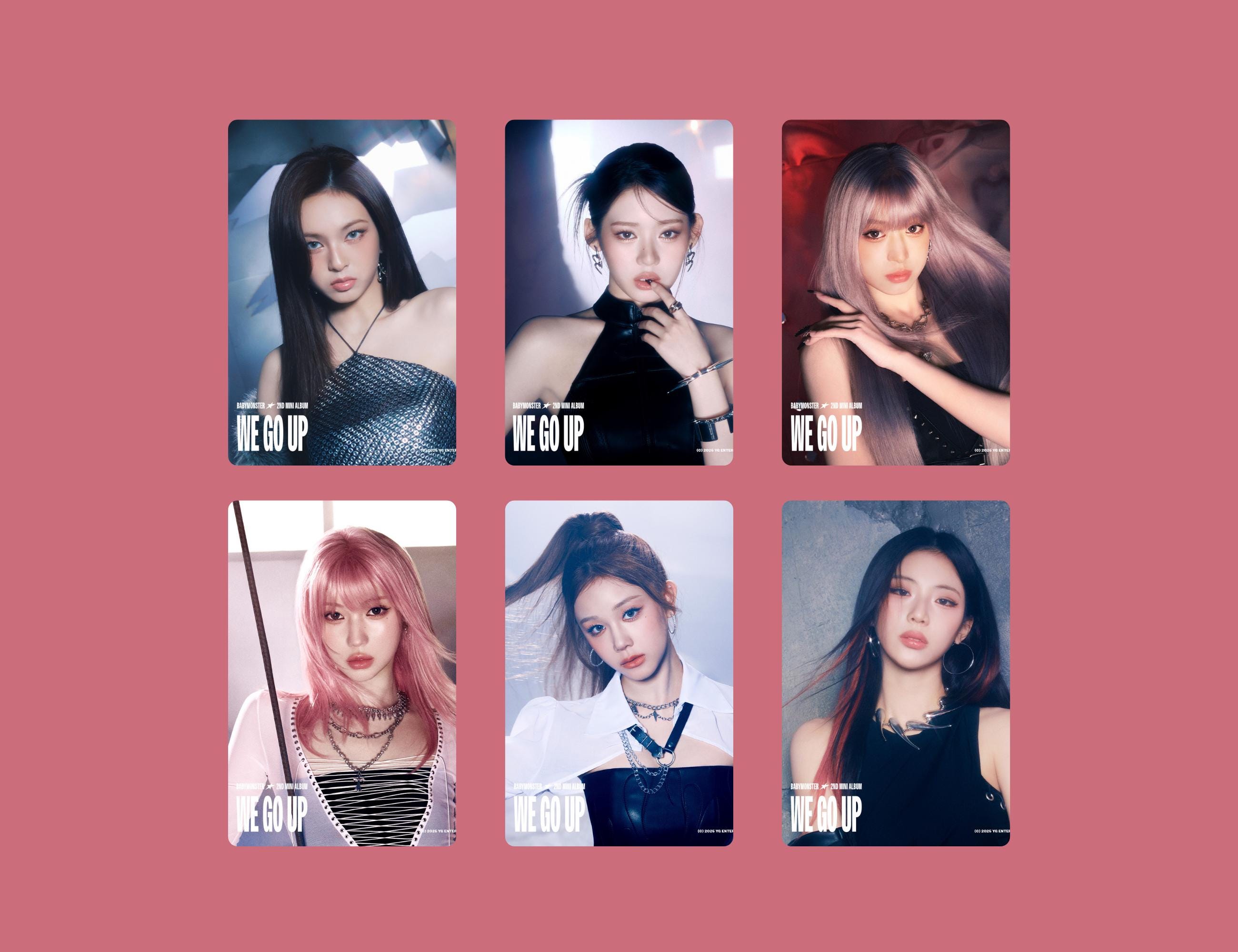Babymonster 'we Go Up' Photocard (set of 6) - Etsy