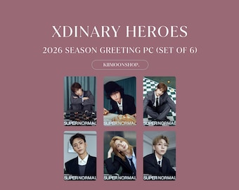 Xdinary Heroes 2026 Season Greeting Photocard (set of 6) - Etsy