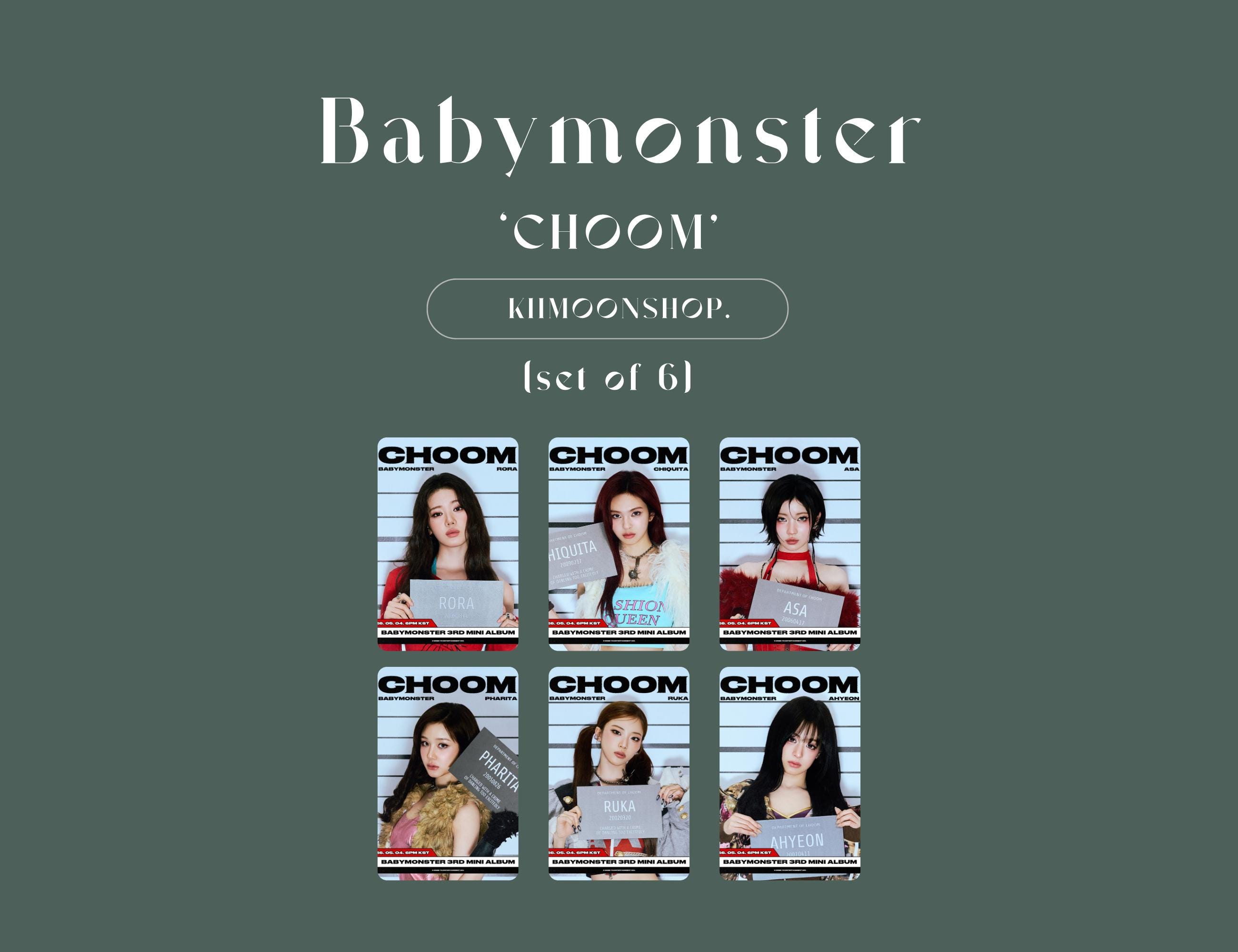 Babymonster Card - Etsy