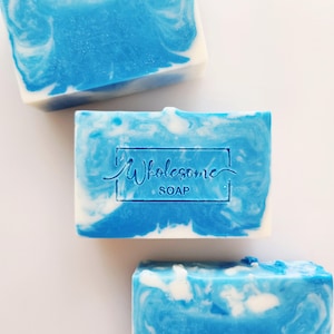 Fresh Blueberry Thyme Goat Milk Soap, Goat Milk Soap for Sensitive Skin, Handmade Goat Milk Soap Bar