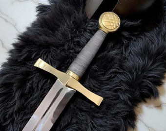 King Arthur Excalibur Sword Replica: Medieval Knight Cosplay Prop