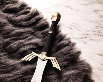 Legend of Zelda Master Sword Replica met schede - Handgemaakt roestvrijstalen zwaard met volledige tang - Collectible Fantasy en Cosplay