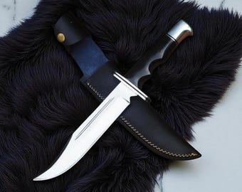 Scream Ghost Face Replica Knife | Handmade Stainless Steel, Bull Horn Handle