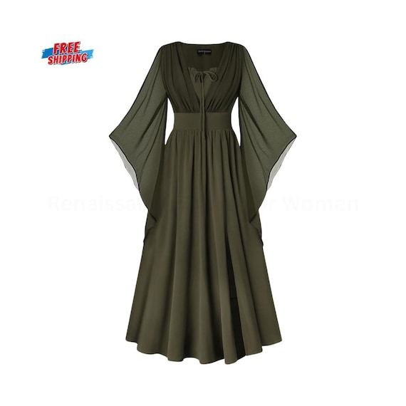 green emerald velvet dress White Tulle Dress,Long Sleeve Fairy Dress,Fairy Prom Dress Y6730 –  Simplepromdress main image 1