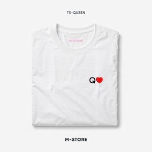 TS QUEEN W | Футболка с графическим принтом, футболка с броским слоганом, футболка с жирным текстом, футболка с феминистским графическим принтом, подарок для неё