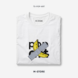 TS POP-ART U | Graphic T Shirt, Unisex Colorful Text Tee, Retro Pop Art Shirt, Statement Slogan T Shirt, Trendy Streetwear Gift