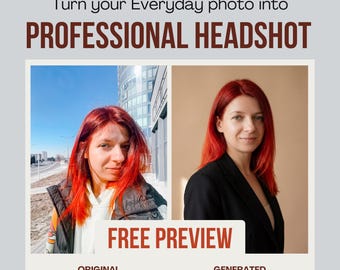 プロフェッショナルAIヘッドショットアップグレード | ウェブサイト＆LinkedIn写真編集サービス