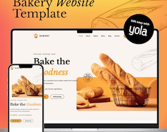 Professionelles Bäckerei Website Design für ein köstliches Online-Erlebnis