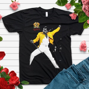 Freddie Mercury Vintage tshirt, Queen at Wembley Retro tshirt, The Hectics rock band 60s, Freddie gifts for her, We Will Rock You tshirt