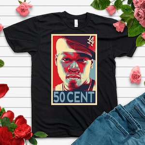Vintage 00s 50 CENT keine Angst Mercy European Tour Album Singles amerikanischer Rap Rapper Hip Hop Tupac Biggie Doggy Nas Streetwear Promo T-Shirts