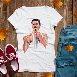 Freddie Mercury Vintage tshirt, Queen at Wembley Retro tshirt, The Hectics rock band 60s, Freddie gifts for her, We Will Rock You tshirt