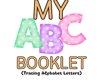 Opuscolo di ricalco ABC: Schede di esercizi per le lettere dell'alfabeto (download PDF)