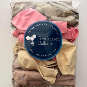 Blushing Balloon Garland Kit With Step-By-Step Tutorial