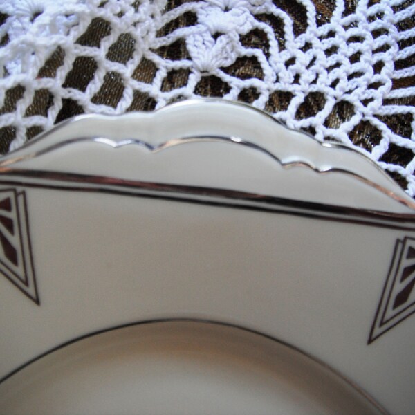 Deauville Community China Made in Bavaria-Exquisite Art Deco Platter 1929