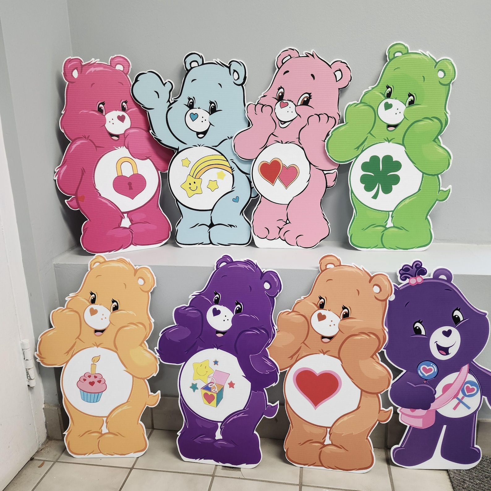 Care Bears Party Decorations, Life Size Care Bear Cutouts, Birthday