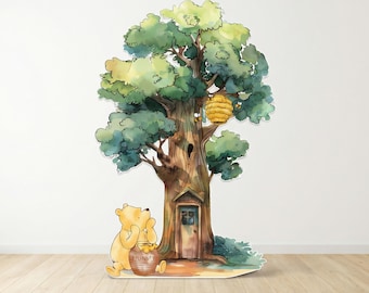 Winnie the Pooh Life Size Cutout Standee, Pooh First Birthday Party Decor, Baby Shower Photo Prop, Pooh Birthday Decoration for Kids Party