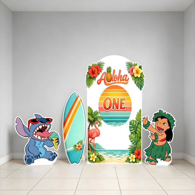 Stitch Standee Lilo Stitch Party Stitch Birthday Backdrop Life Size Standee Lilo ...