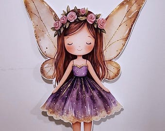 Fairy Cutout Life Size Standee Fairy Birthday Party Decor Fairy First Birthday Fairy Baby Shower Photo Prop Yard Sign Fairytale Party Decor
