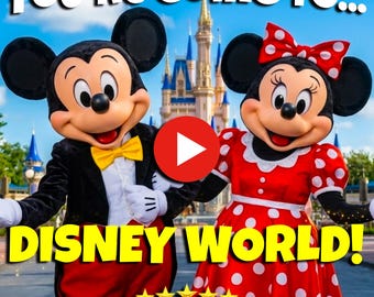 Ultimate Disney Vacation Trip Reveal - Custom, Personalized Video - Mickey Says Child's Name - For All Disney Parks