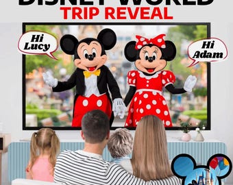 Mickey Mouse Invites Your Kids to Disney World - Professional Disney Surprise Reveal Video - Mickey, Minnie, Donald and Goofy